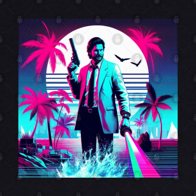 Alan Wake Vaporwave by 2Divided